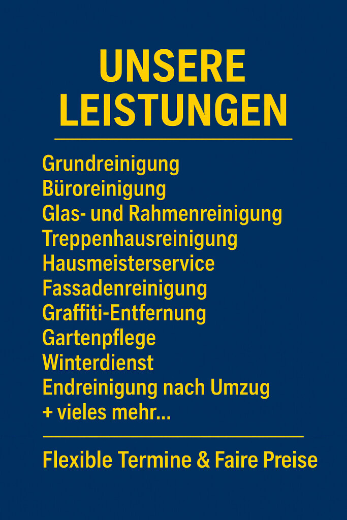 Bilder Putzmann Reinigungsservice