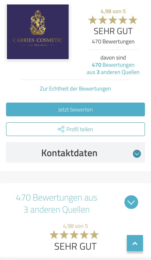 Bilder CARRIE’S COSMETIC - Your Life’s Beauty