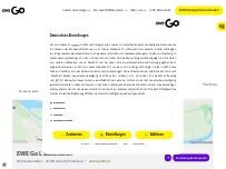 Website Screenshot EWE Go Ladestation
