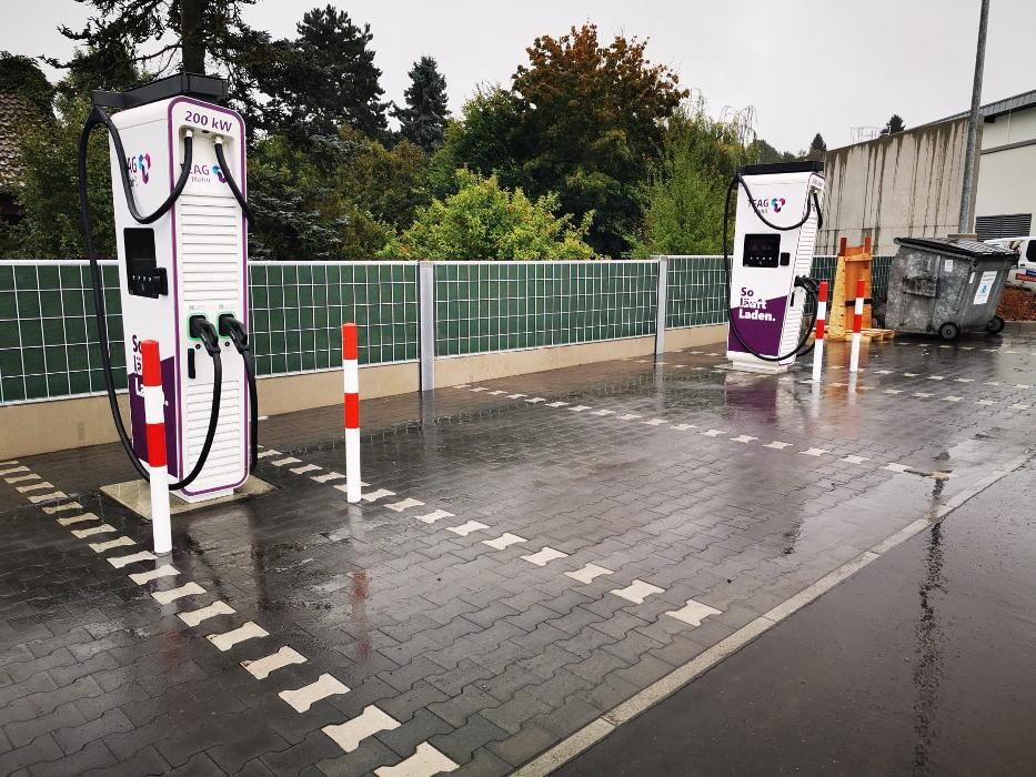 Bilder TEAG Mobil-Ladestation