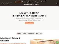 Website Screenshot MyWellness Bremen Waterfront