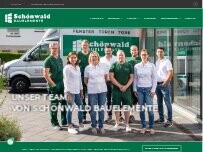 Website Screenshot Schönwald Bauelemente GmbH