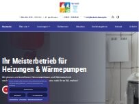Website Screenshot Hartwich Heizung