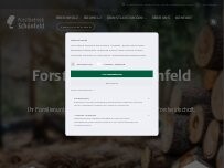 Website Screenshot Forstbetrieb Schönfeld