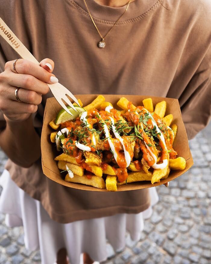 Bilder Frittenwerk Frankfurt Skyline Plaza