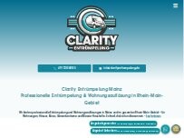 Website Screenshot Entrümpelungsdienst Clarity