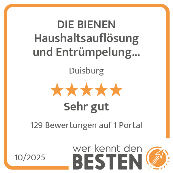 Bilder DIE BIENEN Haushaltsauflösung und Entrümpelung Duisburg