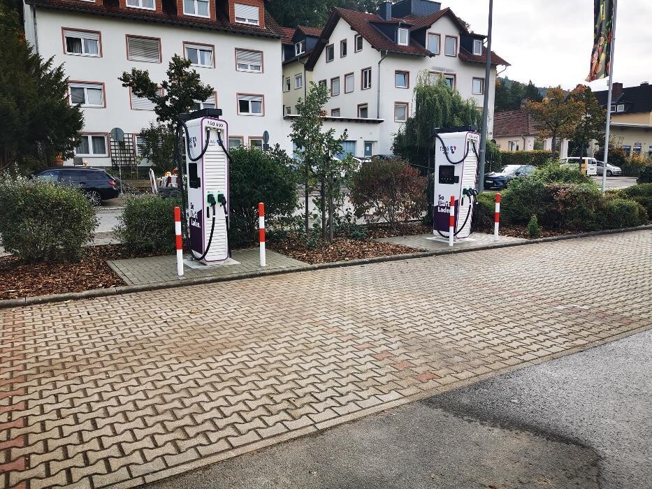 Bilder TEAG Mobil-Ladestation