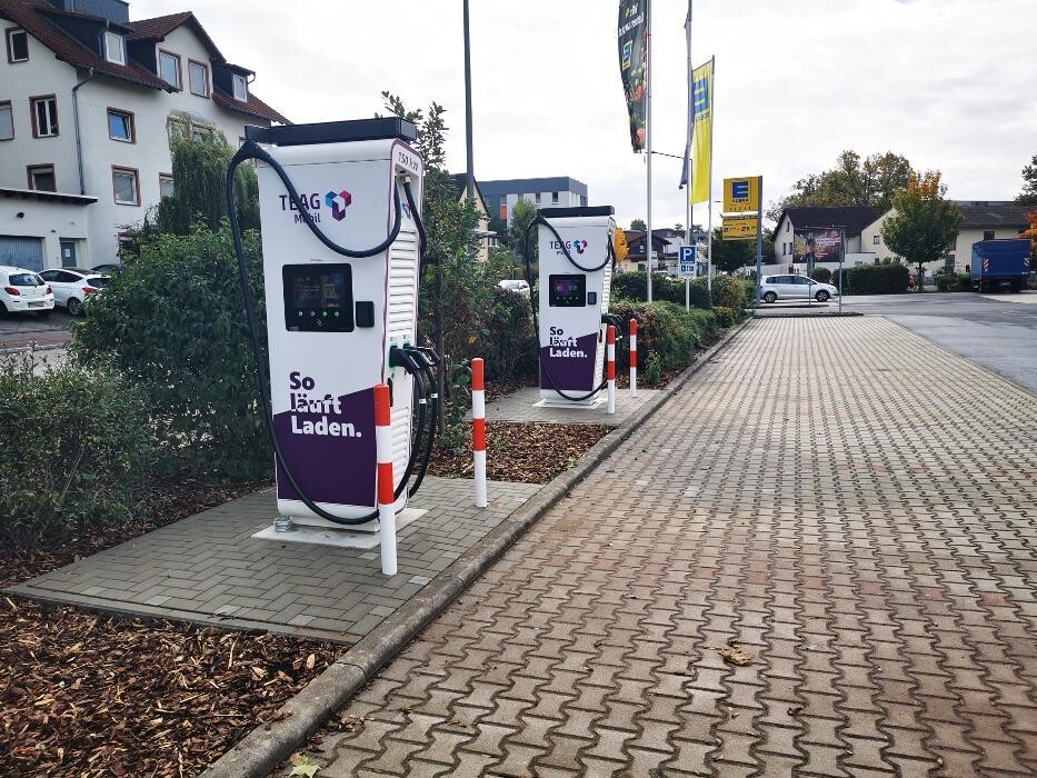 Bilder TEAG Mobil-Ladestation