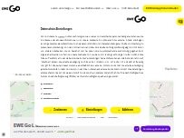 Website Screenshot EWE Go Ladestation