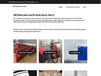 Website Screenshot Brandschutz Koch