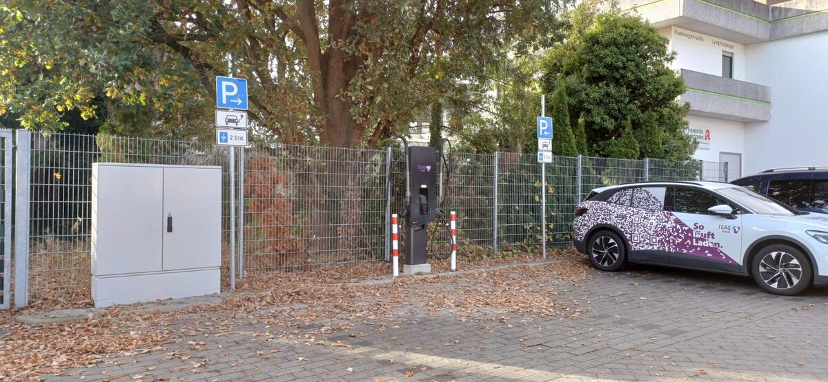 Bilder TEAG Mobil-Ladestation