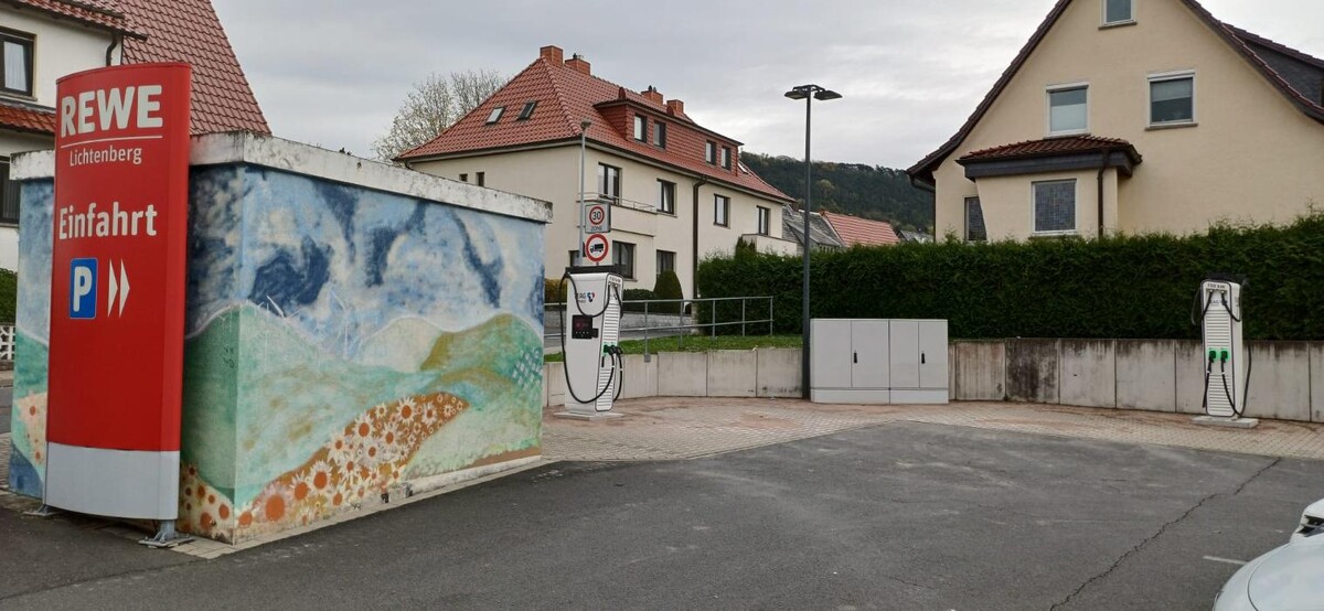 Bilder TEAG Mobil-Ladestation