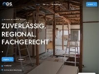 Website Screenshot Ds Haus Und Gartenservice Gmbh