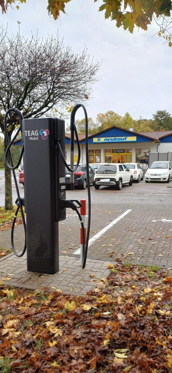 Bilder TEAG Mobil-Ladestation