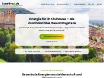 Website Screenshot Sunshine Energy Solution GmbH