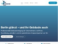 Website Screenshot Glanzwerk Reinigungsservice Berlin