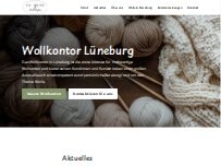 Website Screenshot Wollkontor Lüneburg