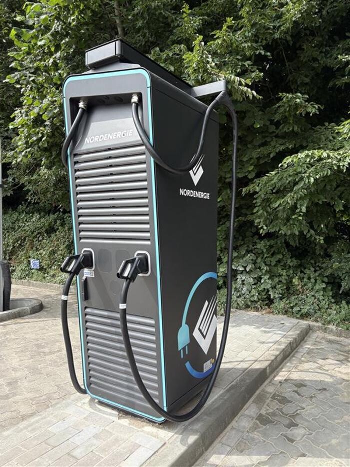 Bilder NORDENERGIE Ladestation Friedrichstadt