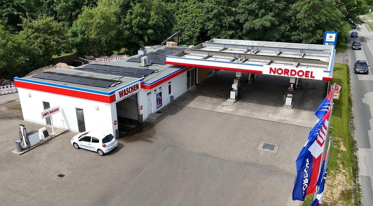 Bilder NORDENERGIE Ladestation Friedrichstadt