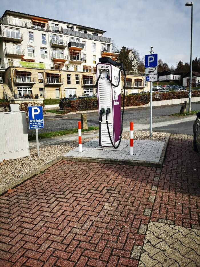 Bilder TEAG Mobil-Ladestation