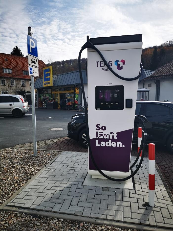 Bilder TEAG Mobil-Ladestation