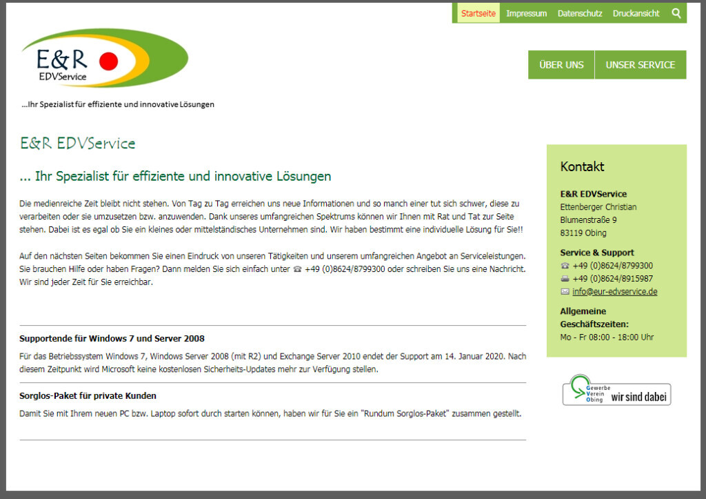 Bilder E&R EDVService