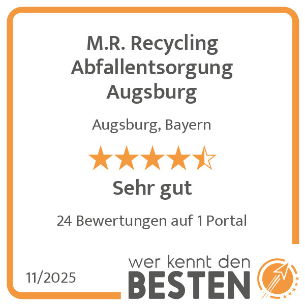 Bilder M.R. Recycling Abfallentsorgung Augsburg