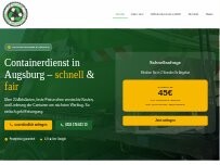 Website Screenshot M.R. Recycling Abfallentsorgung Augsburg