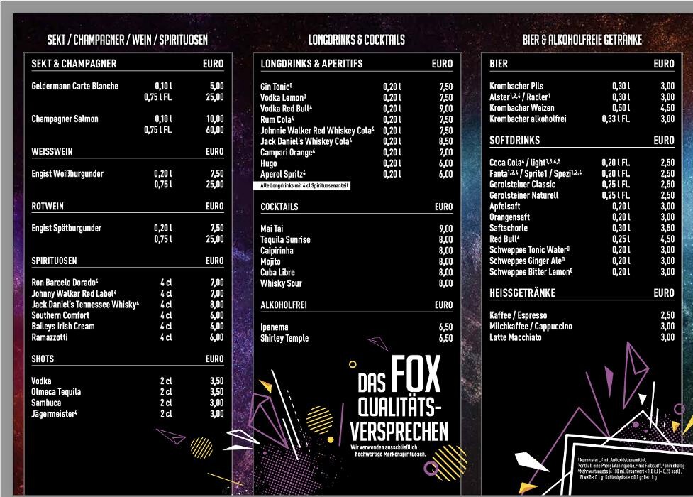 Bilder Tanzlokal FOX