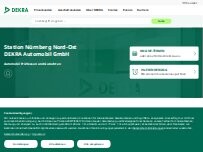 Website Screenshot DEKRA Automobil GmbH Station Nürnberg Nord-Ost