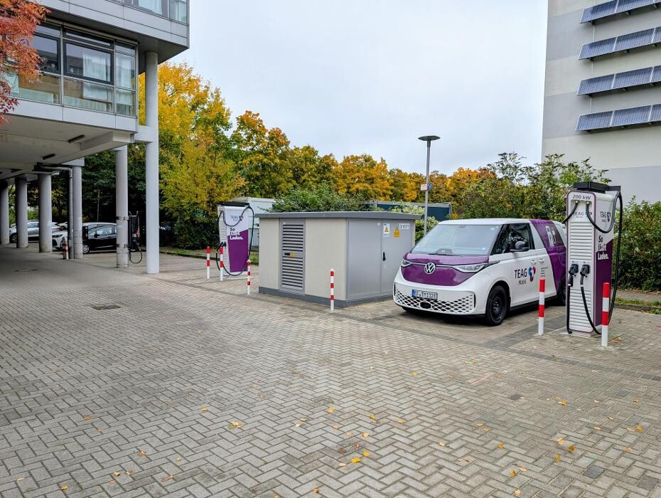Bilder TEAG Mobil-Ladestation