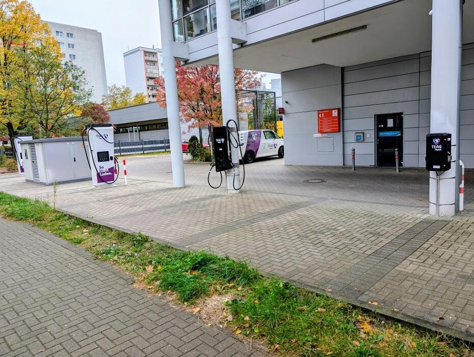 Bilder TEAG Mobil-Ladestation