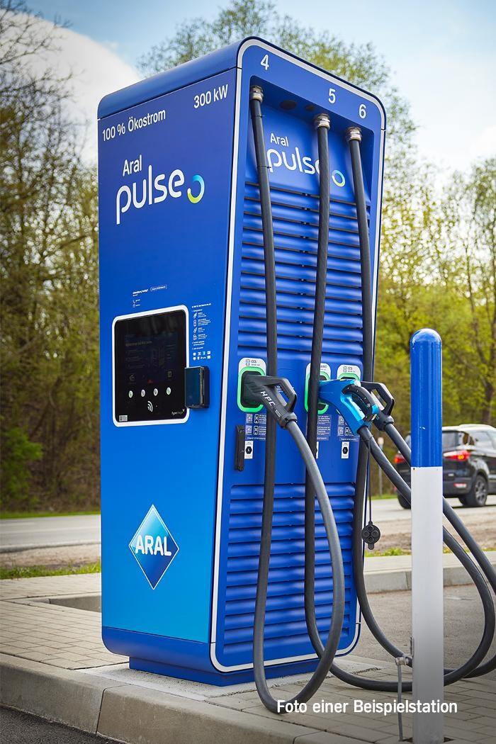 Bilder Aral pulse Ladestation