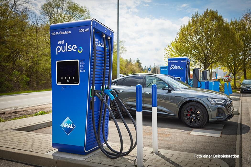 Bilder Aral pulse Ladestation