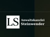 Website Screenshot Rechtsanwalt Steinwender