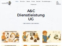 Website Screenshot A&C Dienstleistung Ug (haftungsbeschränkt)