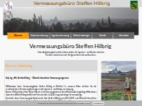Website Screenshot Vermessungsbüro Steffen Hilbrig