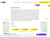 Website Screenshot EWE Go Ladestation