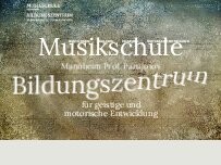 Website Screenshot Musikschule Mannheim - Wallstadt - Bildungszentrum für geistige und motorische Entwicklung