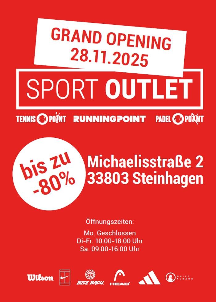 Bilder Sport Outlet Tennis-Point | Running-Point | Padel-Point