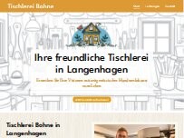 Website Screenshot Tischlerei Bohne