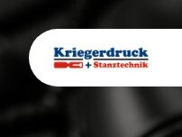Website Screenshot Kriegerdruck - Druck & Stanztechnik für KFZ & Metzgerei