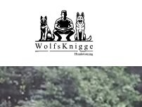 Website Screenshot WolfsKnigge - Hundeschule
