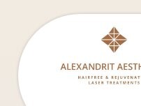 Website Screenshot Alexandrit Aesthetics GmbH
