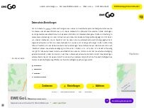 Website Screenshot EWE Go Ladestation