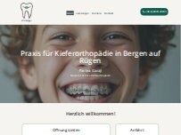 Website Screenshot Praxis für Kieferorthopädie Pantea Gavaji