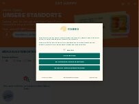 Website Screenshot EAT HAPPY