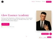 Website Screenshot GLOW Essence Academy | Nagelstudio, Wimpernverlängerung, Aquafacial & Piercings