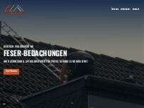Website Screenshot Feser Bedachungen